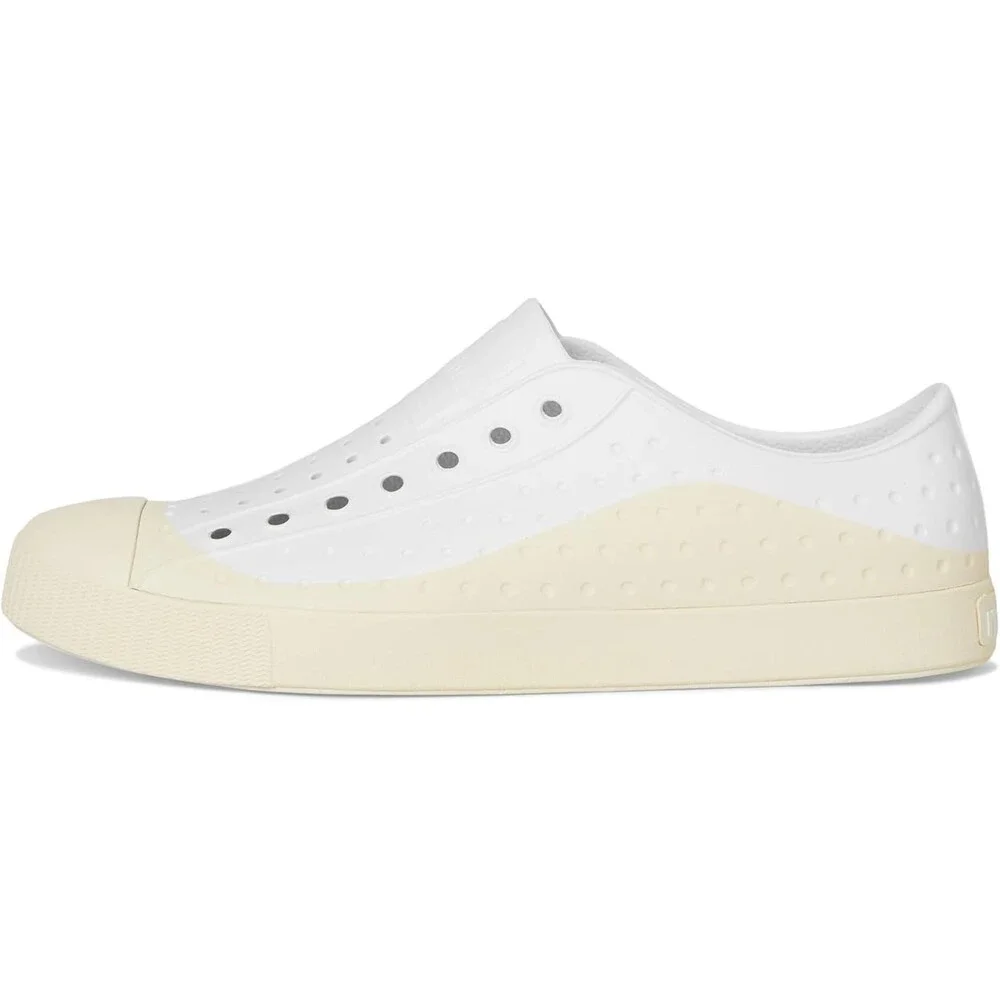 Native Shoes Jefferson Wanderfoam Roam Men's 5 White Slip-On Perfoared HAWK245 - Picture 2 of 12